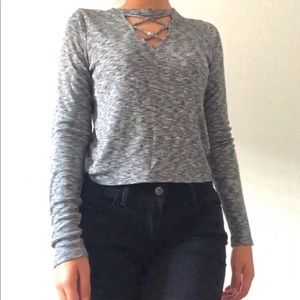 Gray long sleeve